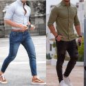 How to style a long-sleeve shirt for men?