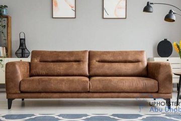 How does leather upholstery contribute to the luxurious appeal in homes