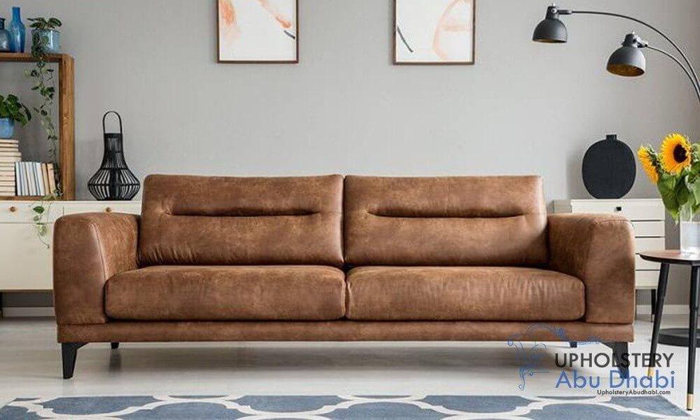 How does leather upholstery contribute to the luxurious appeal in homes